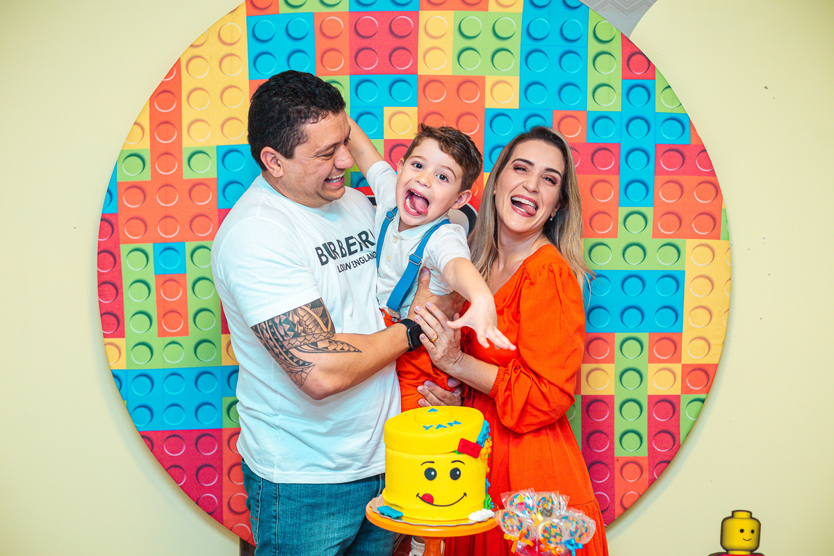 festa infantil-aniversário infantil-festa-aniversário-bolo-tema lego-lego