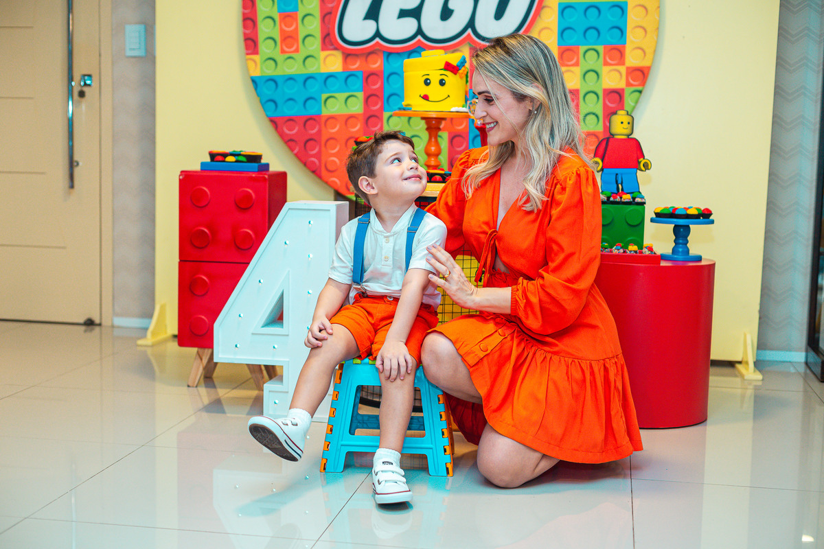 festa infantil-aniversário infantil-festa-aniversário-bolo-tema lego-lego