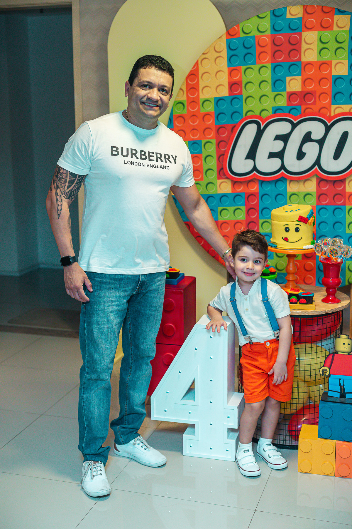 festa infantil-aniversário infantil-festa-aniversário-bolo-tema lego-lego