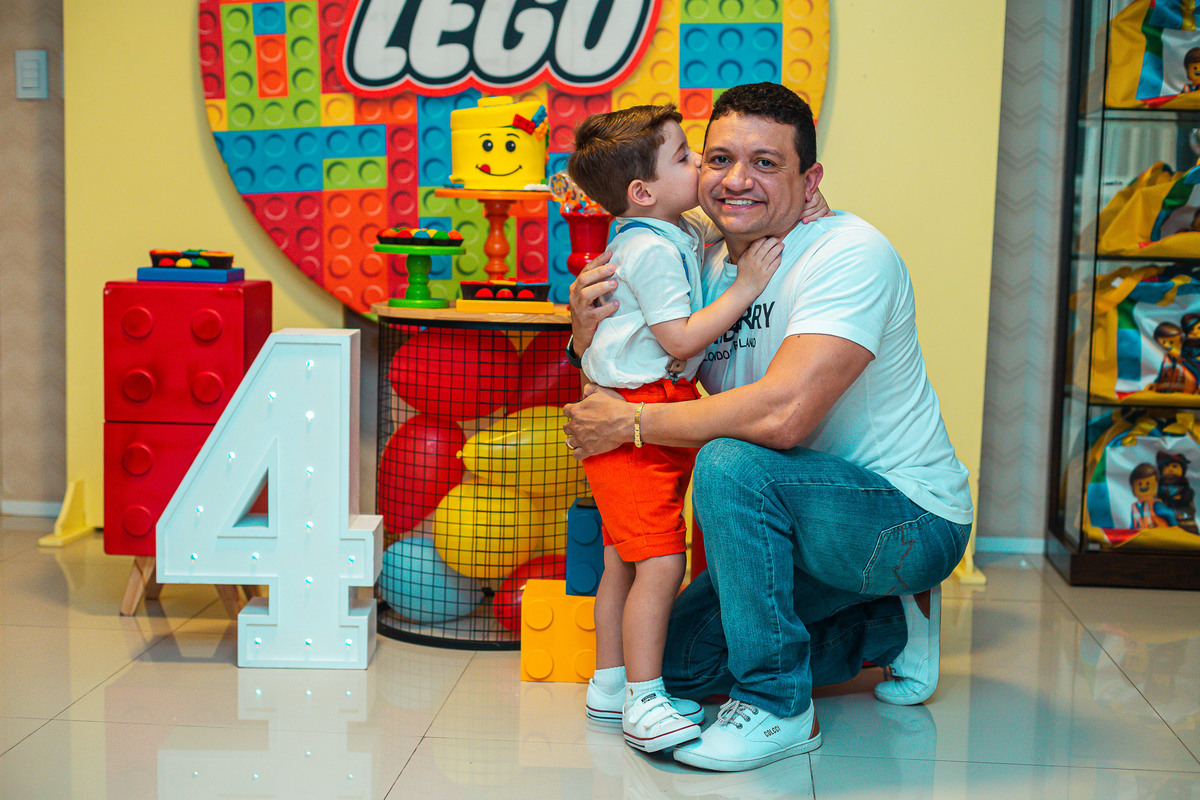 festa infantil-aniversário infantil-festa-aniversário-bolo-tema lego-lego
