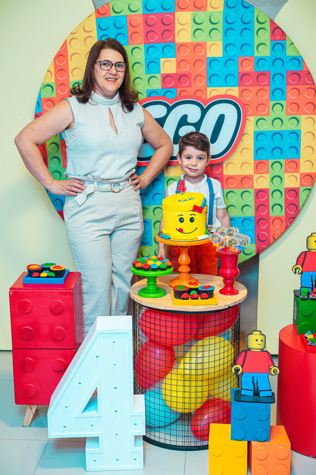 festa infantil-aniversário infantil-festa-aniversário-bolo-tema lego-lego