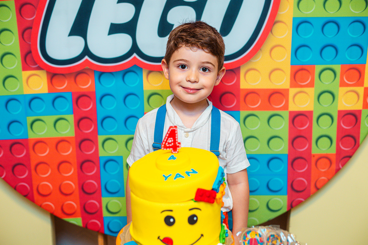 festa infantil-aniversário infantil-festa-aniversário-bolo-tema lego-lego