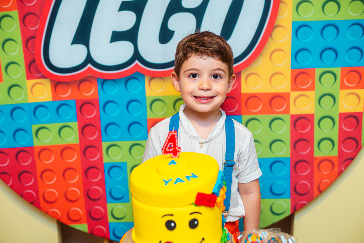 festa infantil-aniversário infantil-festa-aniversário-bolo-tema lego-lego