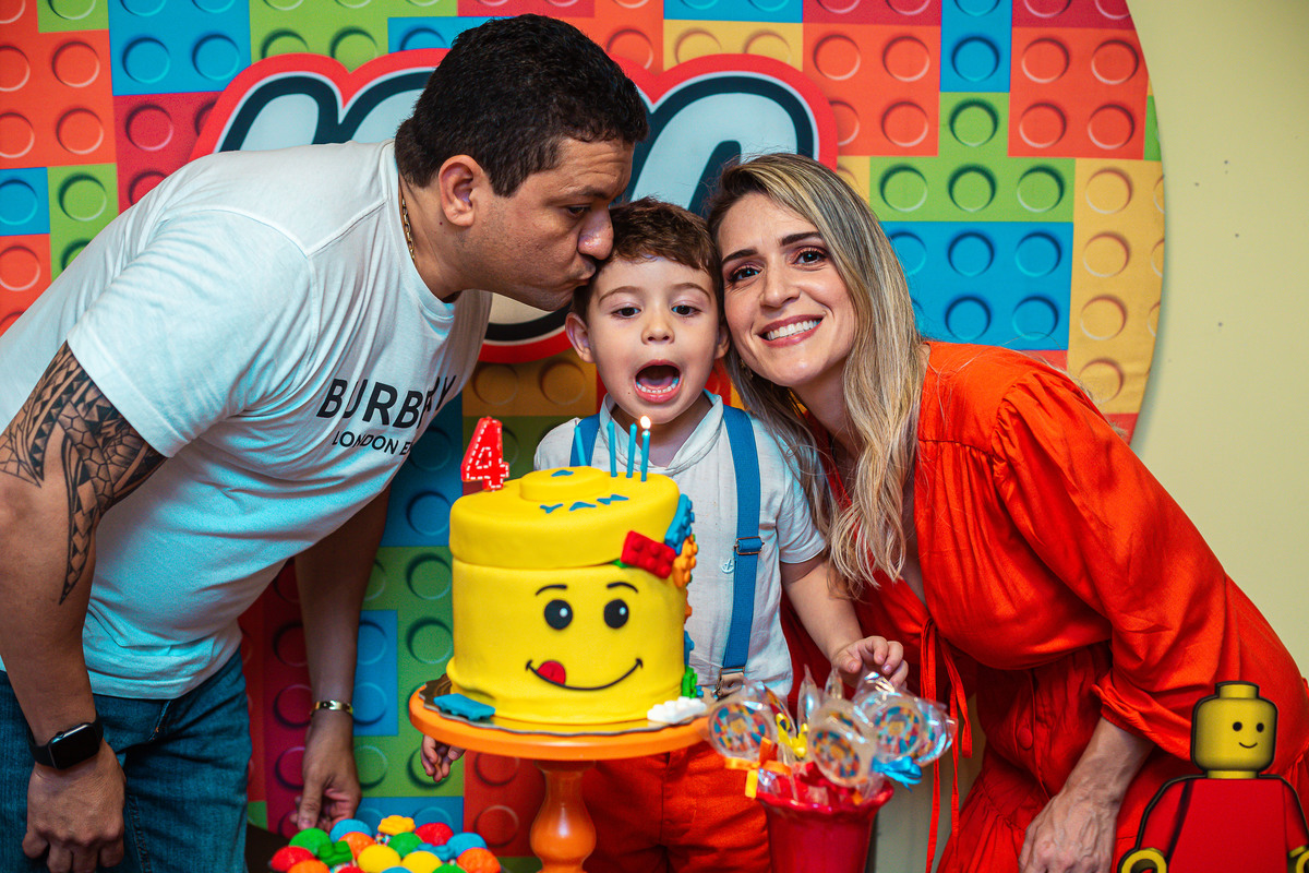 festa infantil-aniversário infantil-festa-aniversário-bolo-tema lego-lego