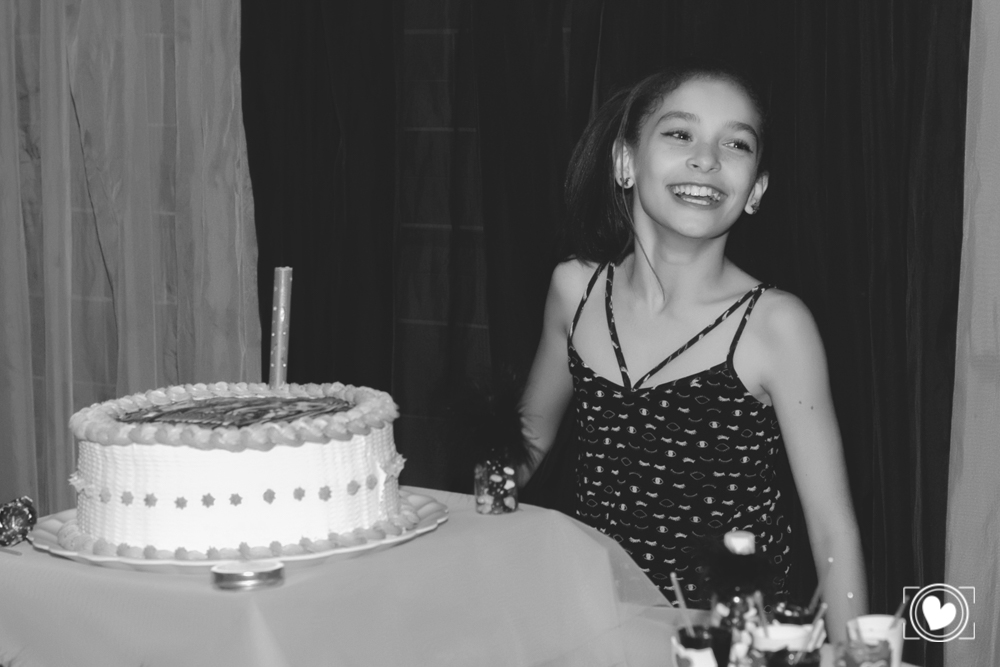 sorrisos não faltaram a esta linda menina