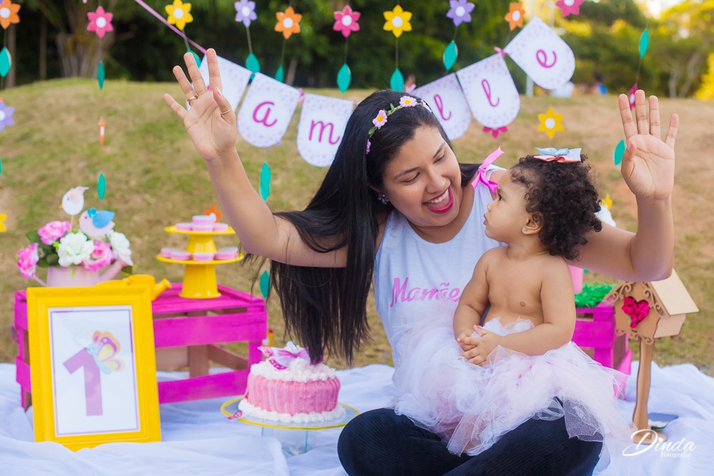 a mamãe não pode ficar fora desta festa. 