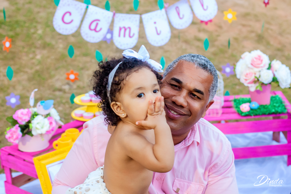 o papai chegou, beijo para todos porque agora ela é só o papai