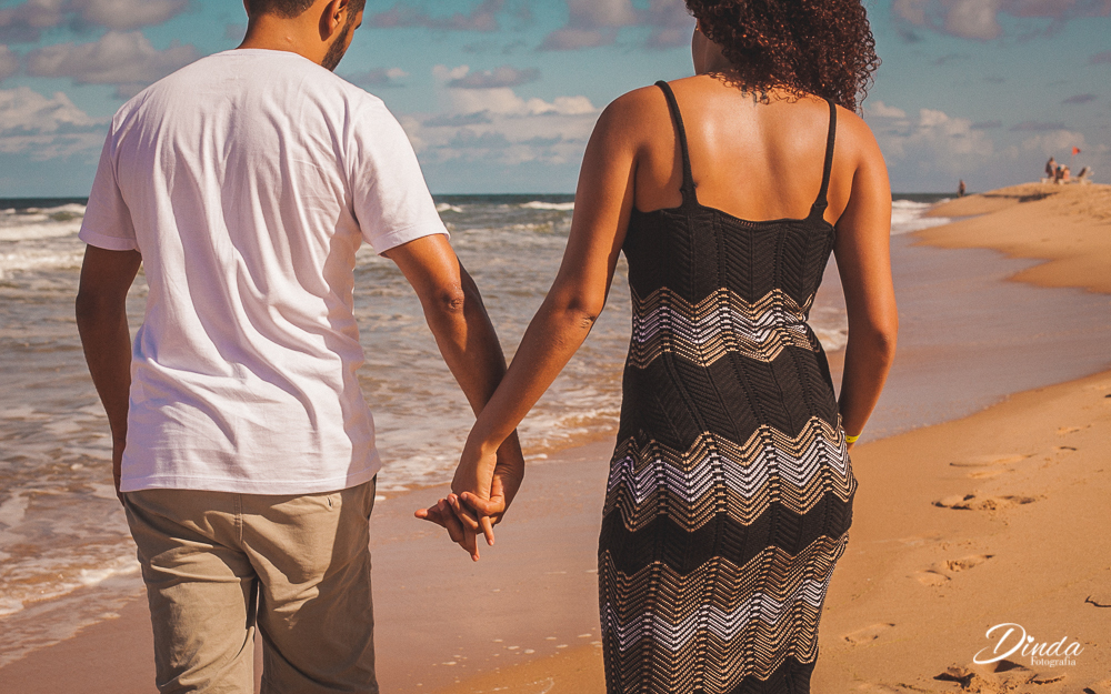 o entrelaçar das mãos 
Rafa e Duda, Costa do Sauipe