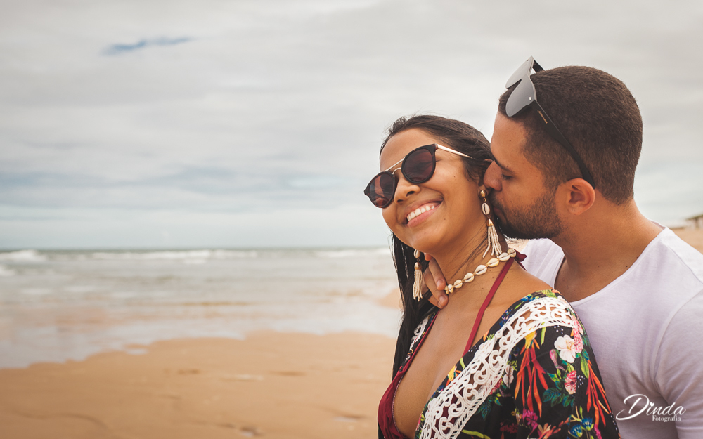 um beijo, um amor, um sonho, duas vidas. ensaio casal, wesley e hadassa, costa do sauipe.