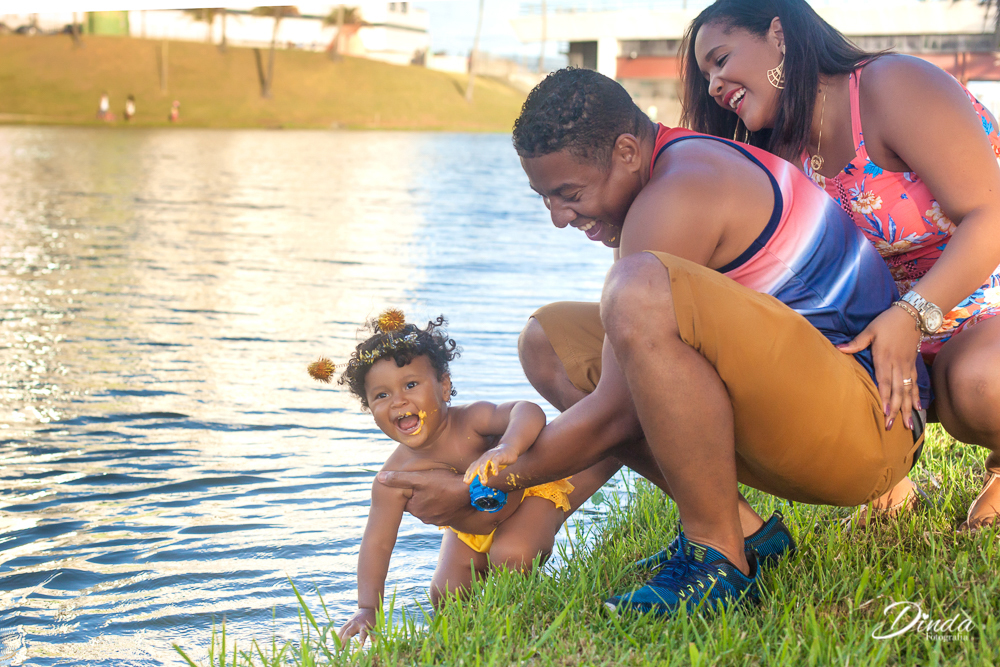 e pra finalizar ainda tem banho no lago e mais diversão com a família.