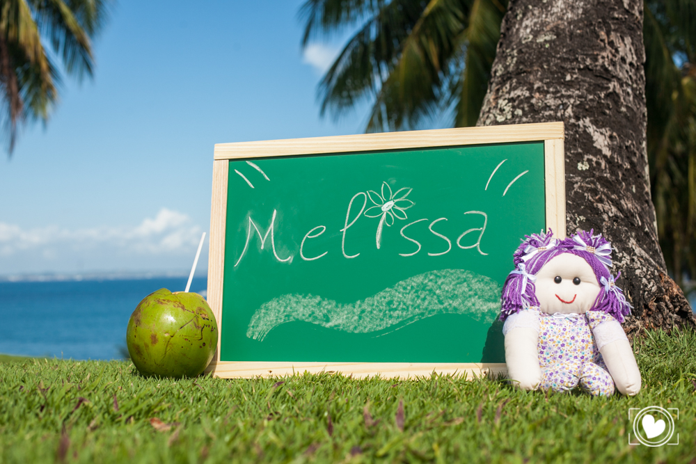 Anúncio: Melissa esta chegando! Nessa terra de sol, água de coco e muito amor. 