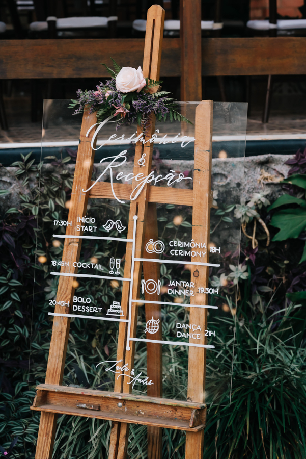 Casamento Laila e André detalhes