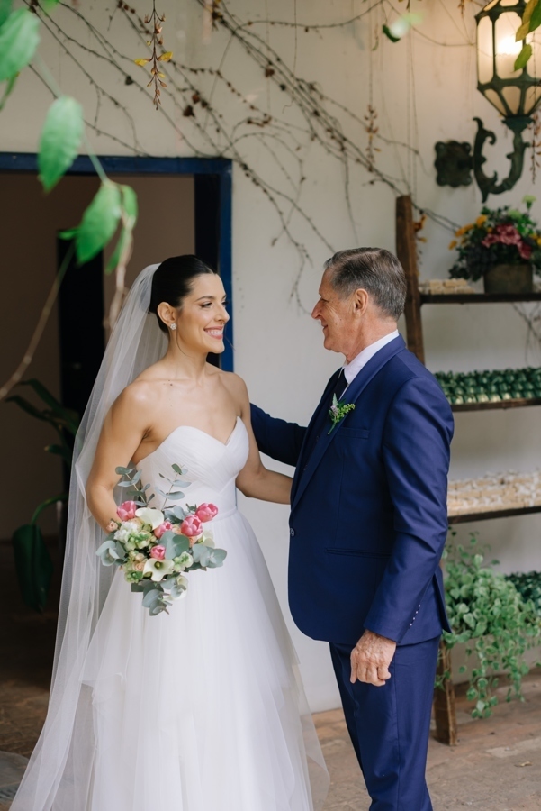 Noiva e pai da noiva