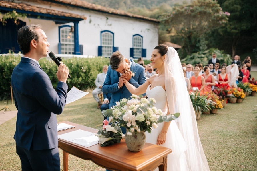 cerimônia de casamento fazenda