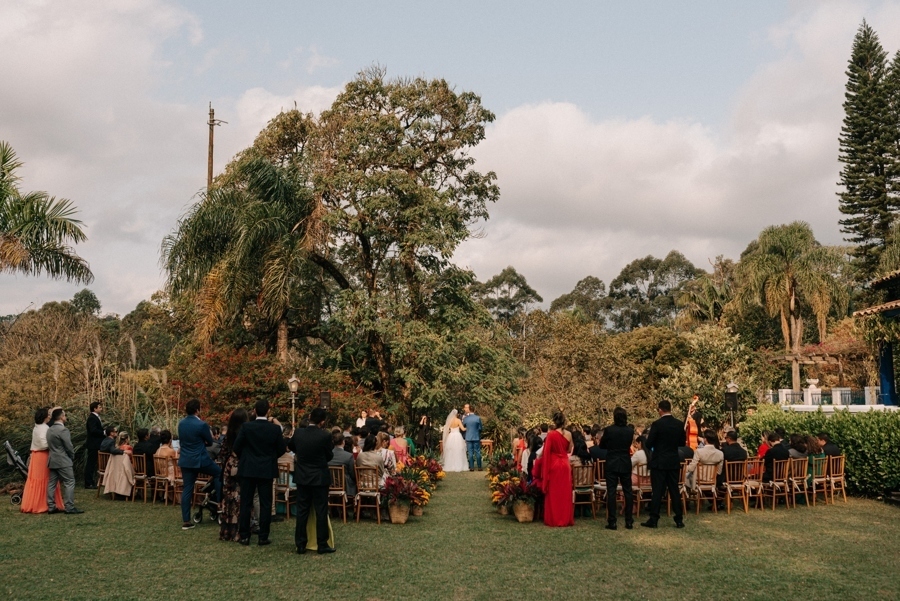 cerimônia de casamento fazenda