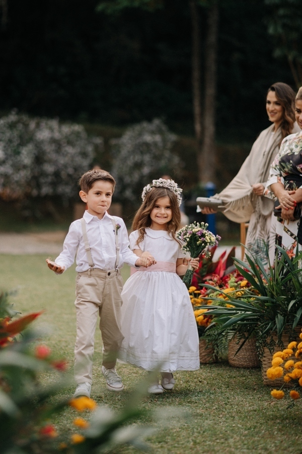 Pajens e Daminha de casamento