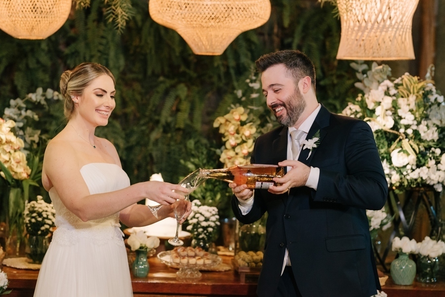 brinde dos noivos