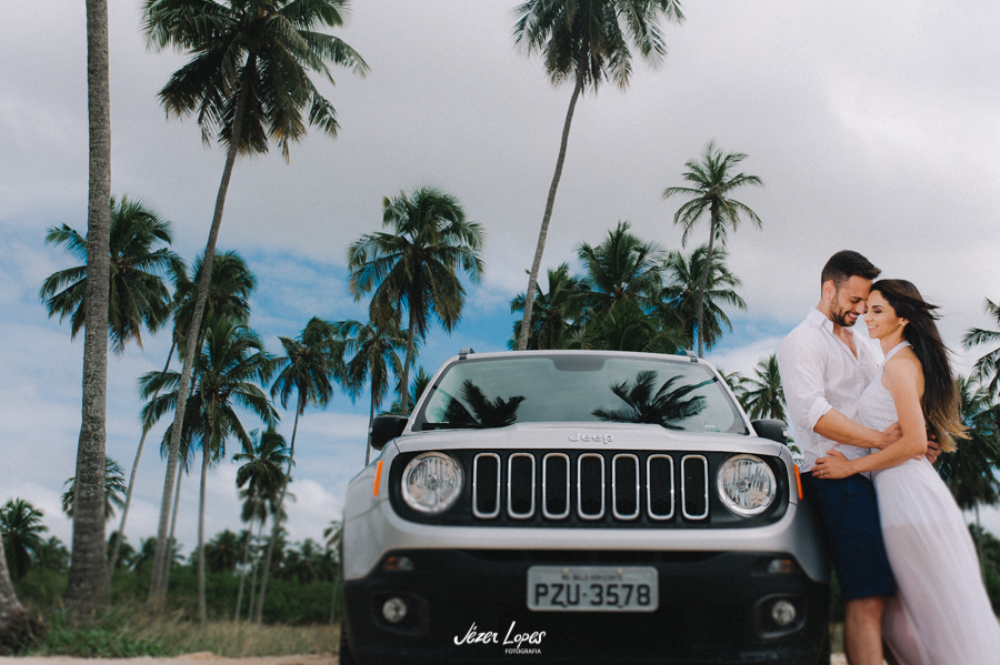 Jézer Lopes, Ensaio na praia, Ensaio no Nordeste, Ensaio em Maragogi, Ensaio em Pernambuco, Fotografia de Casamento, Pré-wedding, wedding, noivas, casamento, fotografo de casamento, Jeep