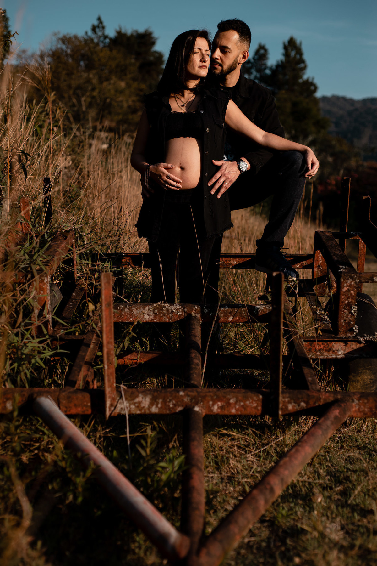 Ensaio de Gestante em Nova Friburgo, foto conceitual da gestante