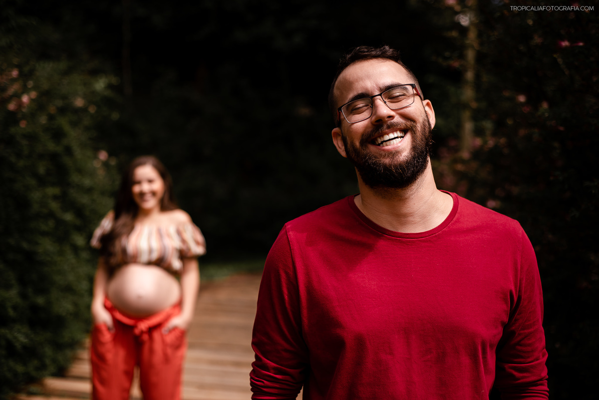 Ensaio externo de gestante em Nova Friburgo