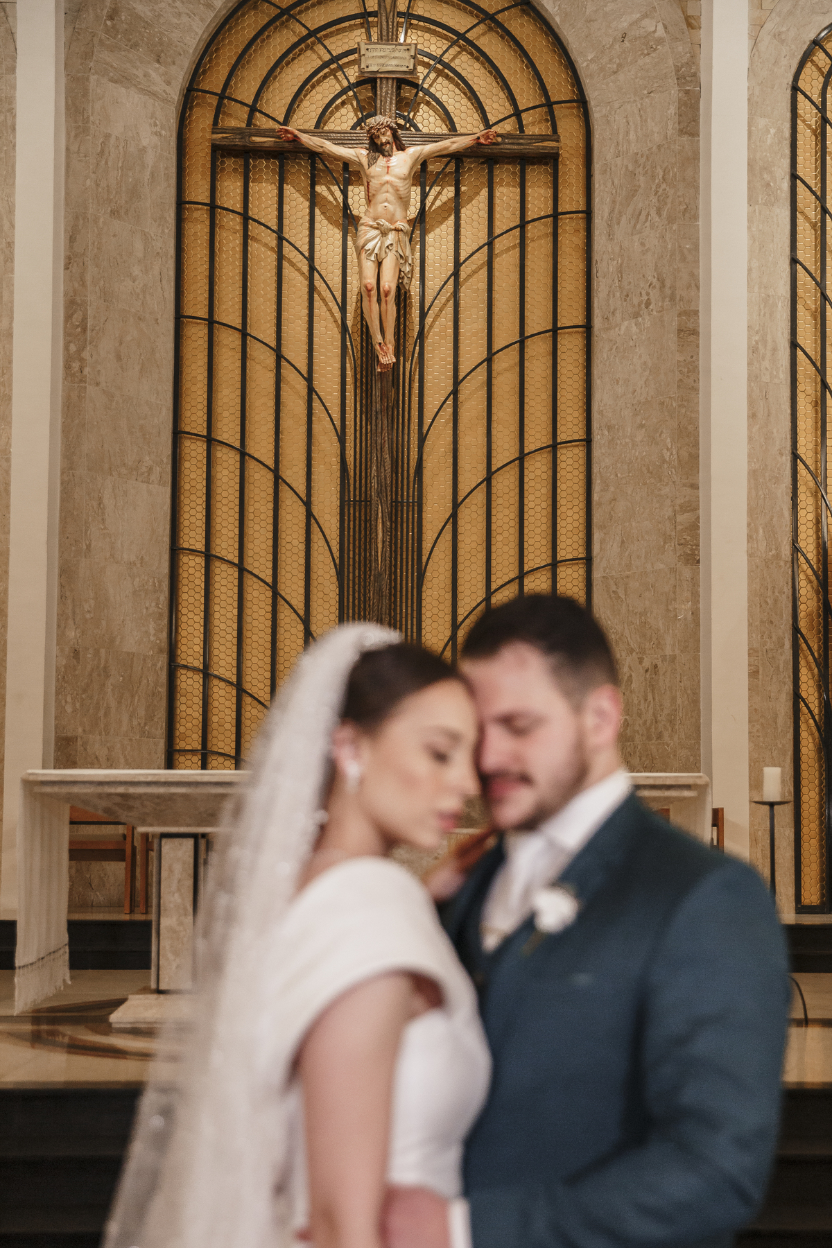 Sessão pós Cerimônia de Casamento Igreja Sagrada Família 