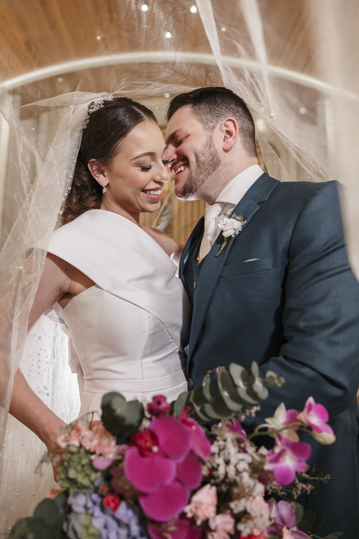 Sessão pós Cerimônia de Casamento Igreja Sagrada Família 