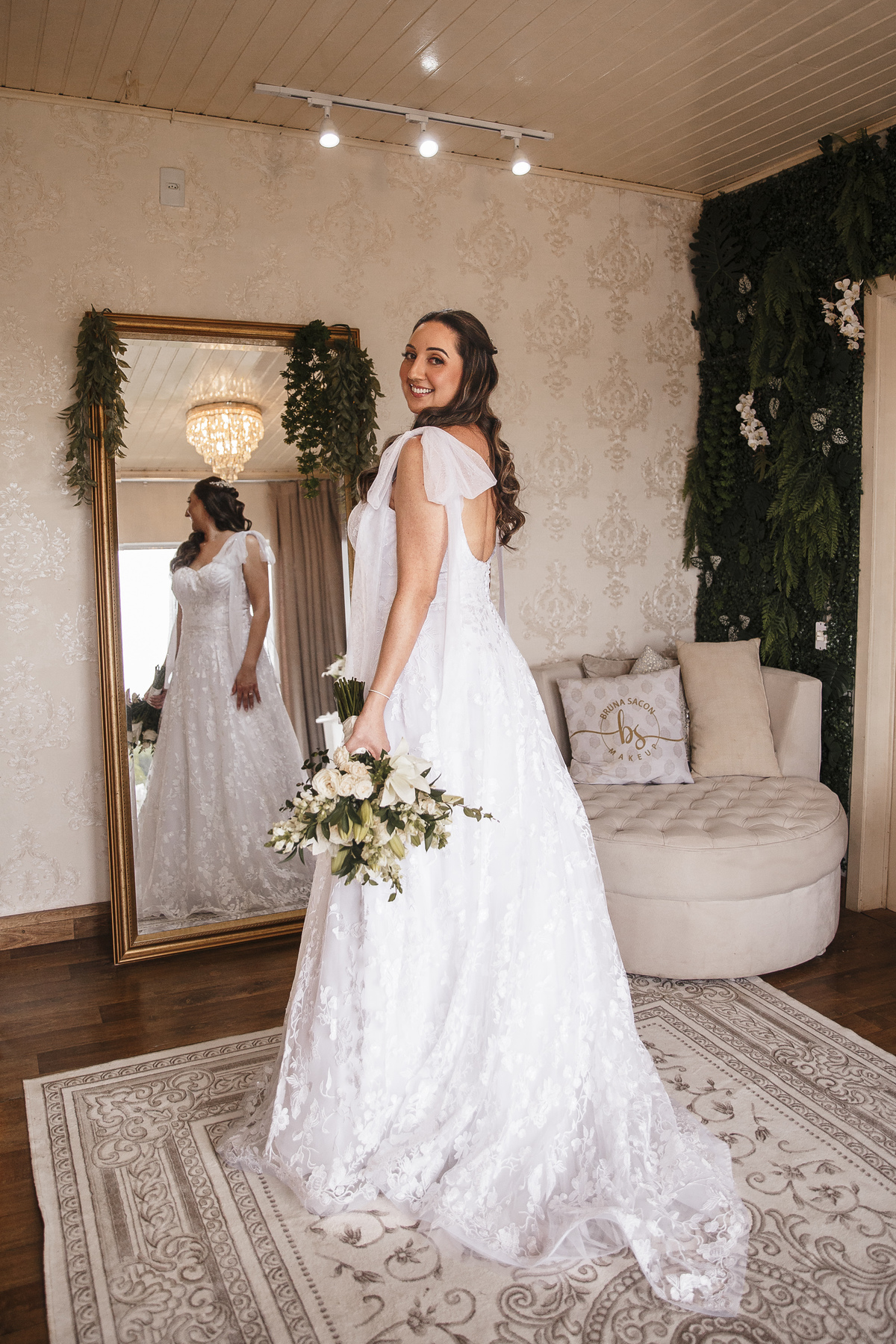 Making Of Noiva no Espaço Bruna Sacon em Forquilhinha