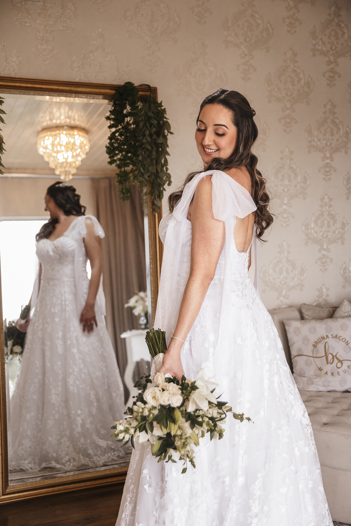 Making Of Noiva no Espaço Bruna Sacon em Forquilhinha