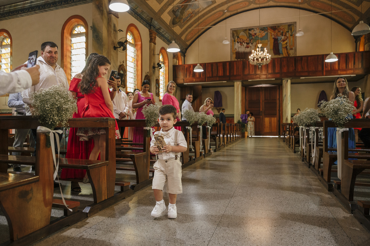 Cerimônia de Casamento na Paróquia São Marcos Nova Veneza SC