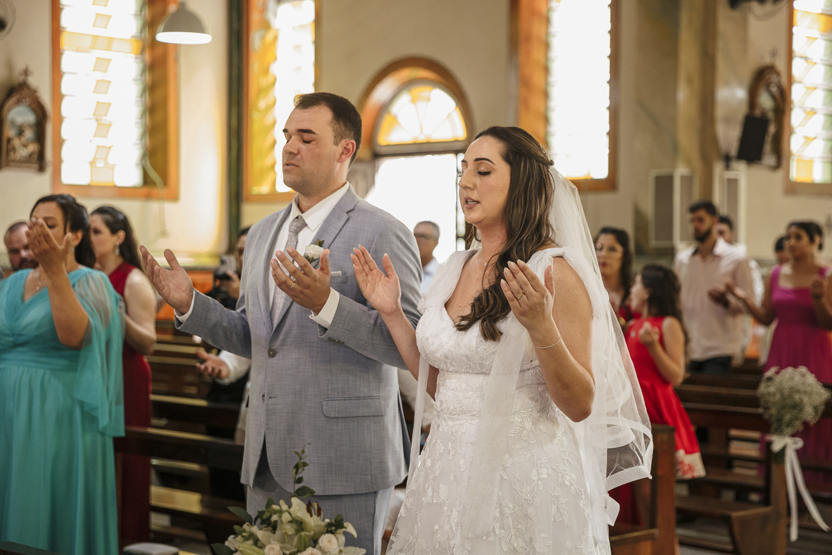Cerimônia de Casamento na Paróquia São Marcos Nova Veneza SC
