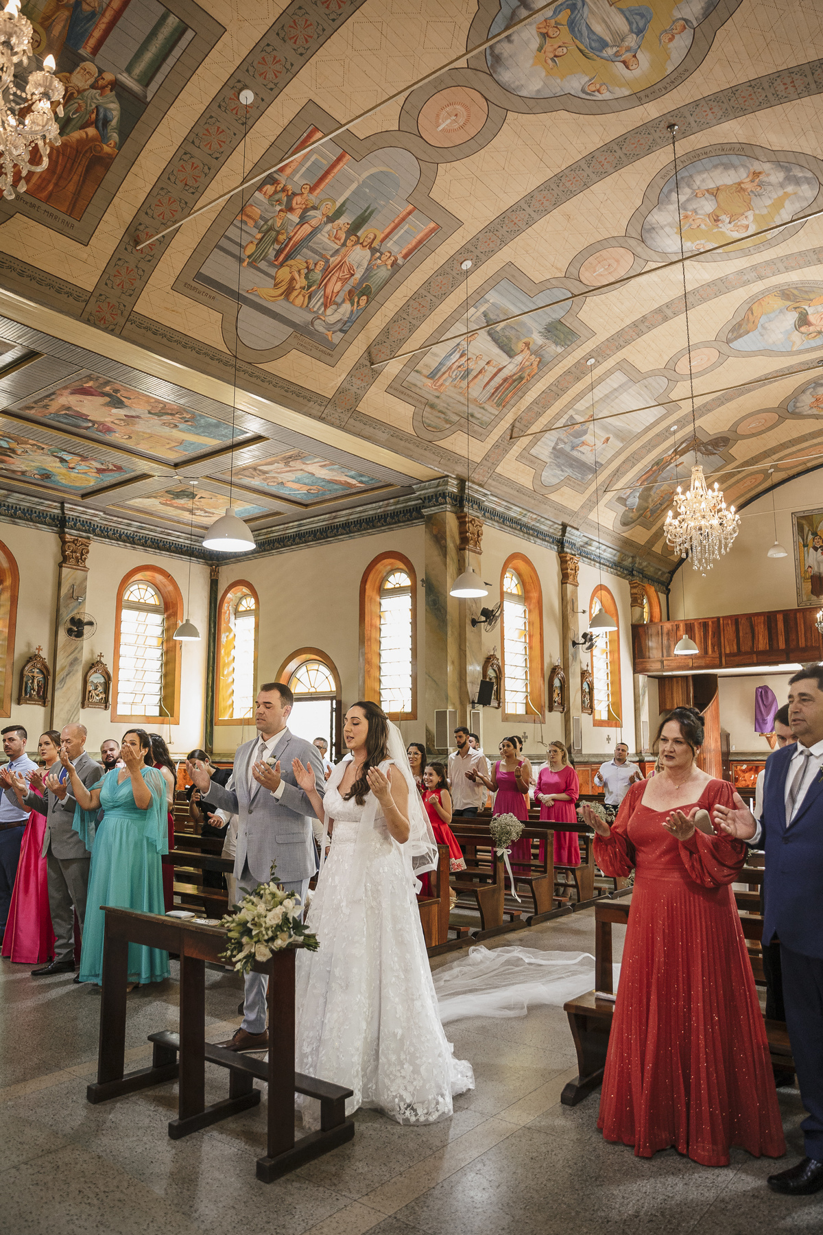 Cerimônia de Casamento na Paróquia São Marcos Nova Veneza SC