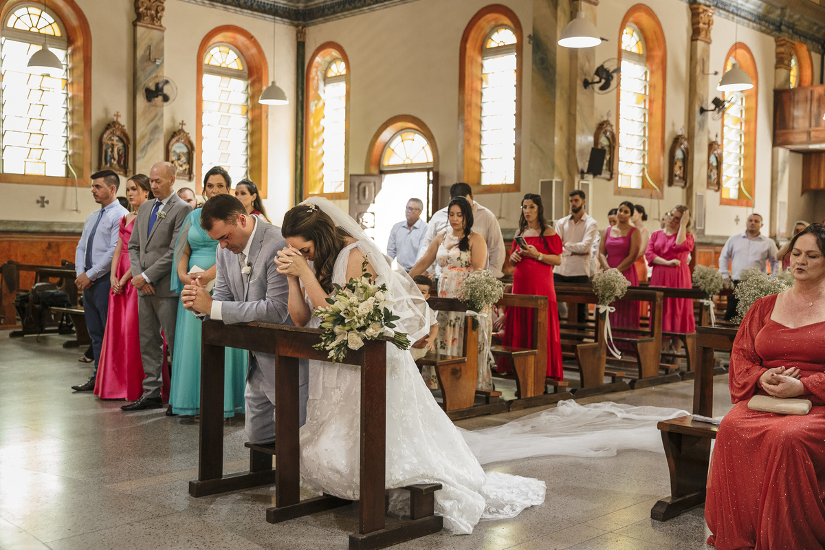 Cerimônia de Casamento na Paróquia São Marcos Nova Veneza SC