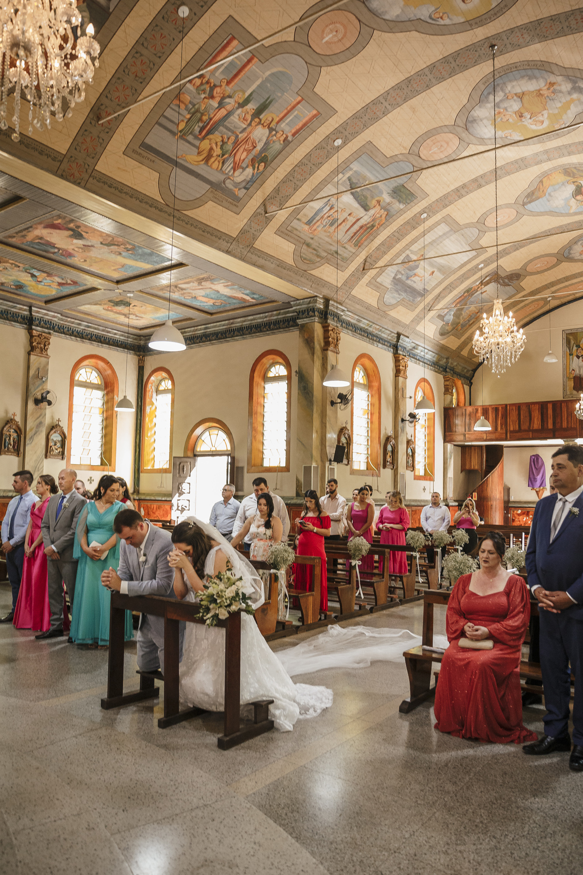 Cerimônia de Casamento na Paróquia São Marcos Nova Veneza SC