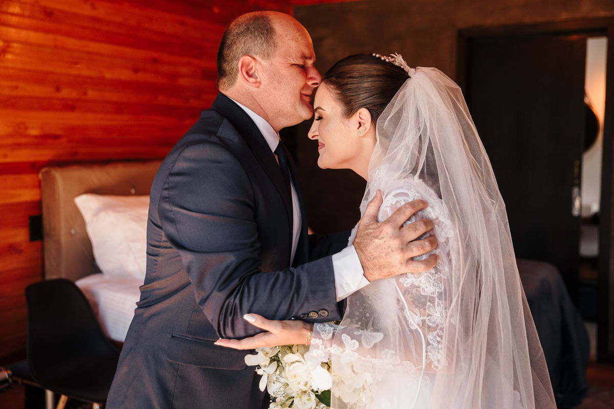 Making Of Noiva First Look com Pai