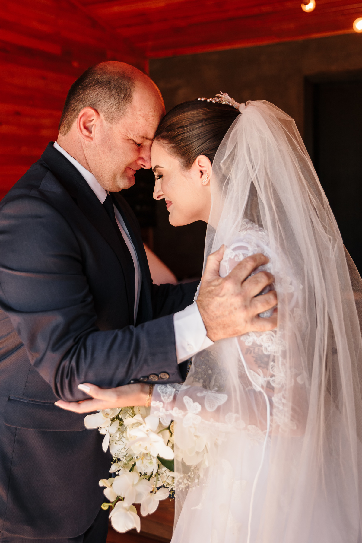 Making Of Noiva First Look com Pai