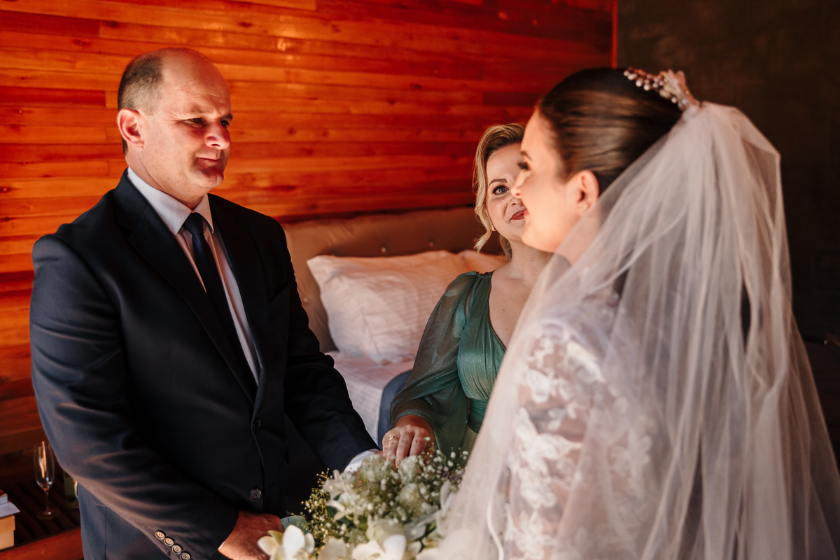 Making Of Noiva First Look com Pai