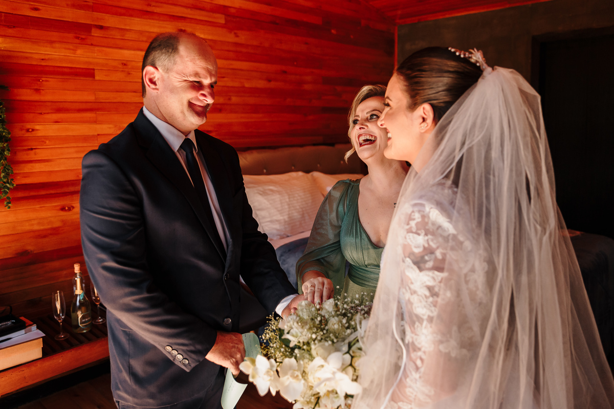 Making Of Noiva First Look com Pai