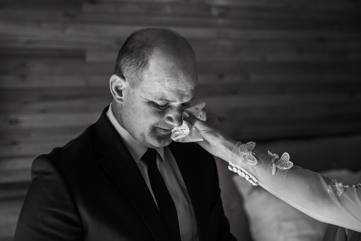 Making Of Noiva First Look com Pai