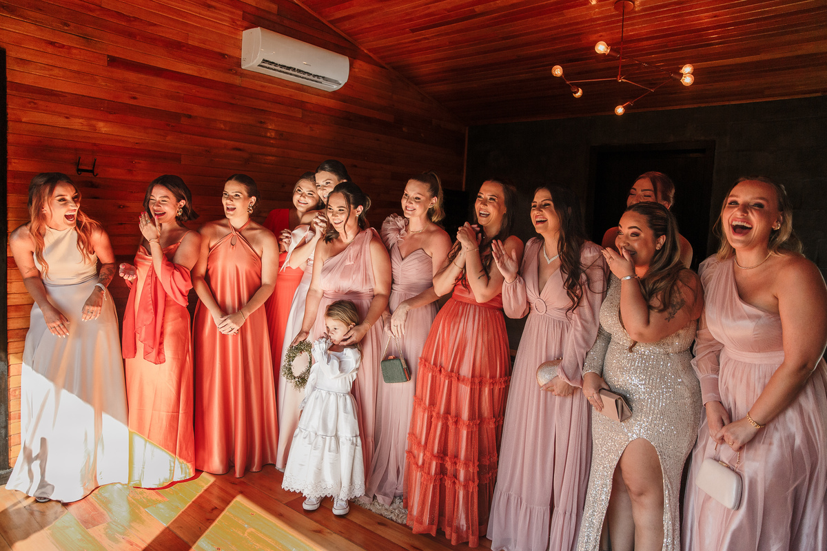 Making Of Noiva First Look com Madrinhas