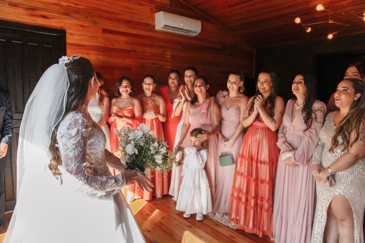 Making Of Noiva First Look com Madrinhas