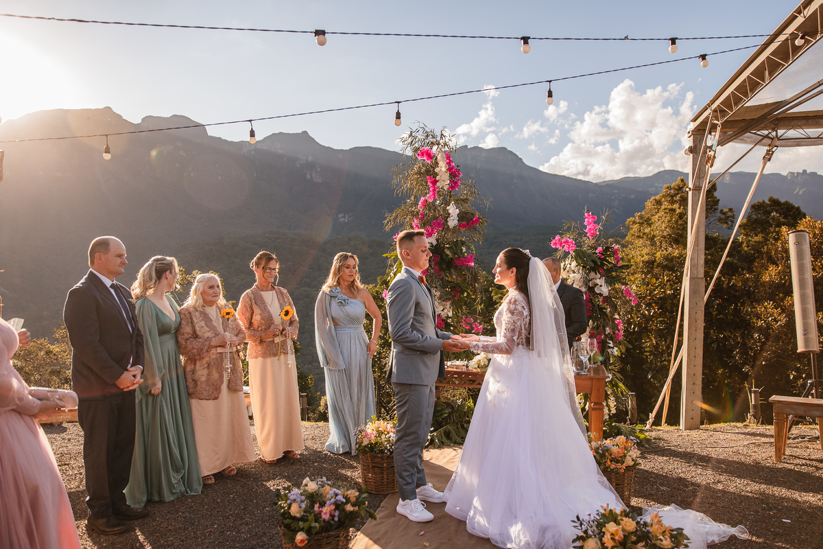 Cerimônia Casamento Ar Livre Pousada Pouso do Corvo