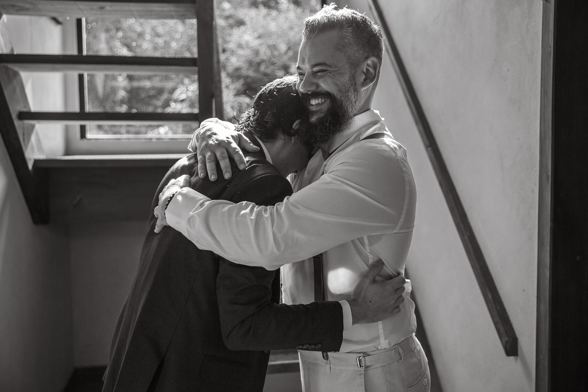 Making Of Noivo Fotos Com o filho