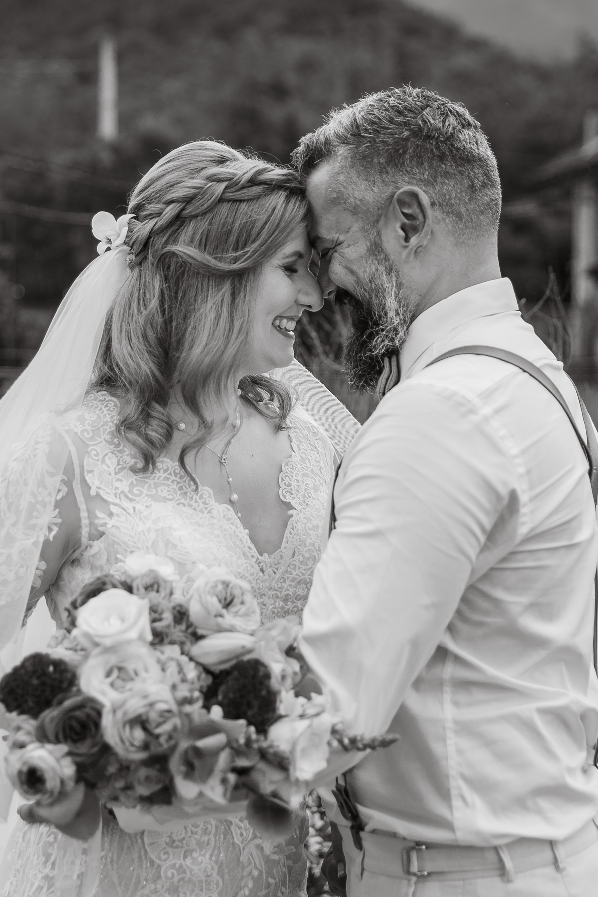 Sessão pós Cerimônia Casamento ao ar livre em Praia Grande - Serra Catarinense