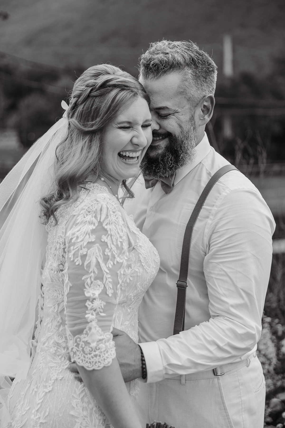 Sessão pós Cerimônia Casamento ao ar livre em Praia Grande - Serra Catarinense