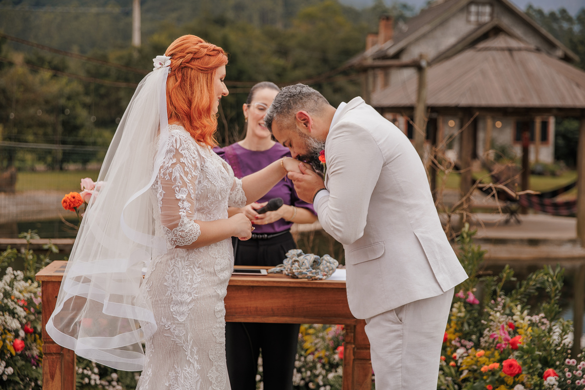 Cerimônia Casamento ao ar livre em Praia Grande - Serra Catarinense