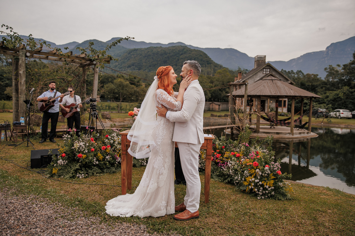 Cerimônia Casamento ao ar livre em Praia Grande - Serra Catarinense