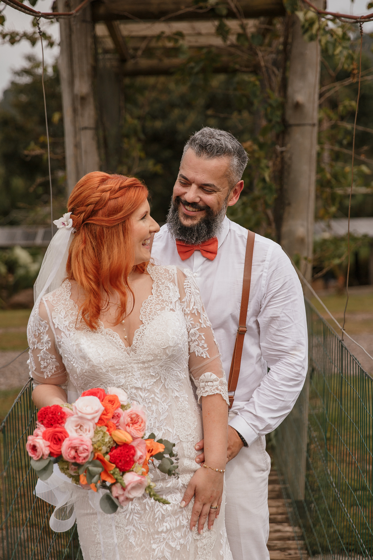 Sessão pós Cerimônia Casamento ao ar livre em Praia Grande - Serra Catarinense