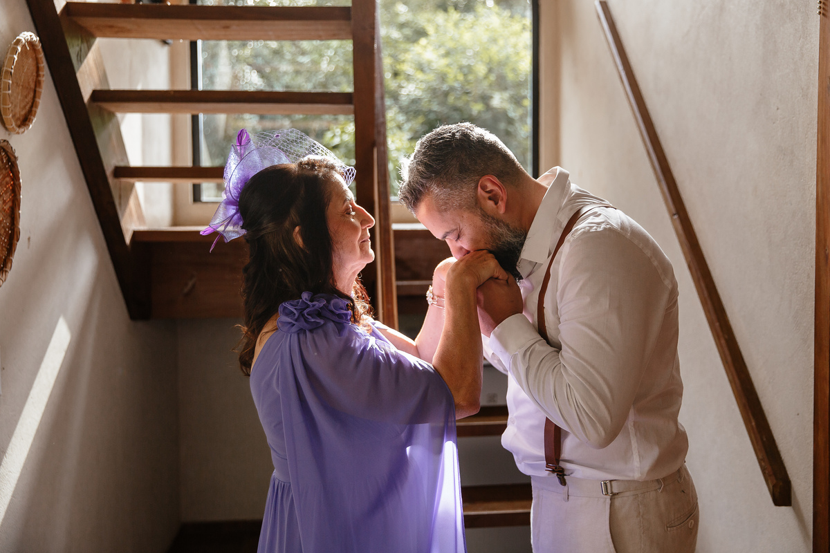 Making Of Noivo Fotos Com a mãe