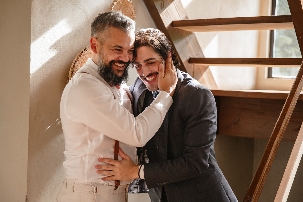 Making Of Noivo Fotos Com o filho