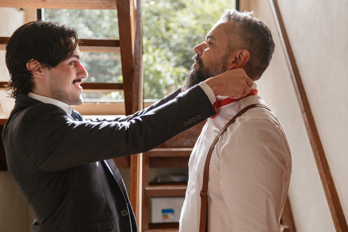 Making Of Noivo Fotos Com o filho